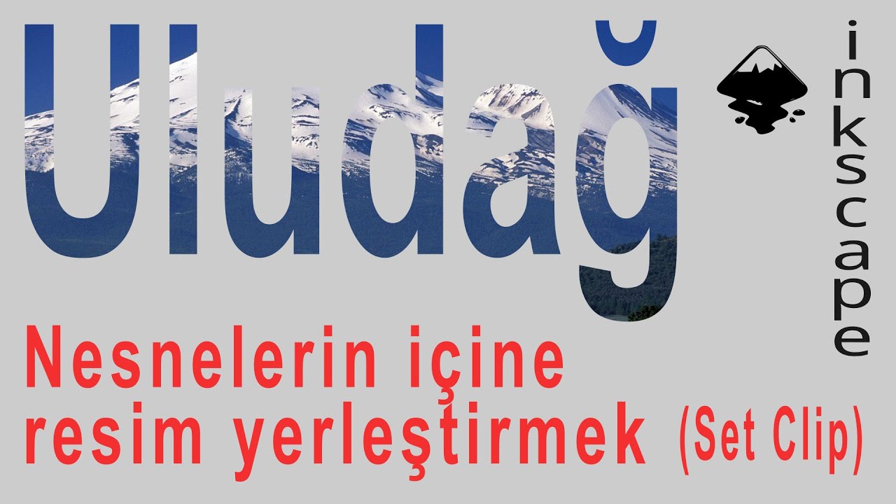 Inkscape - 18 | Resimlerden kesit almak : 