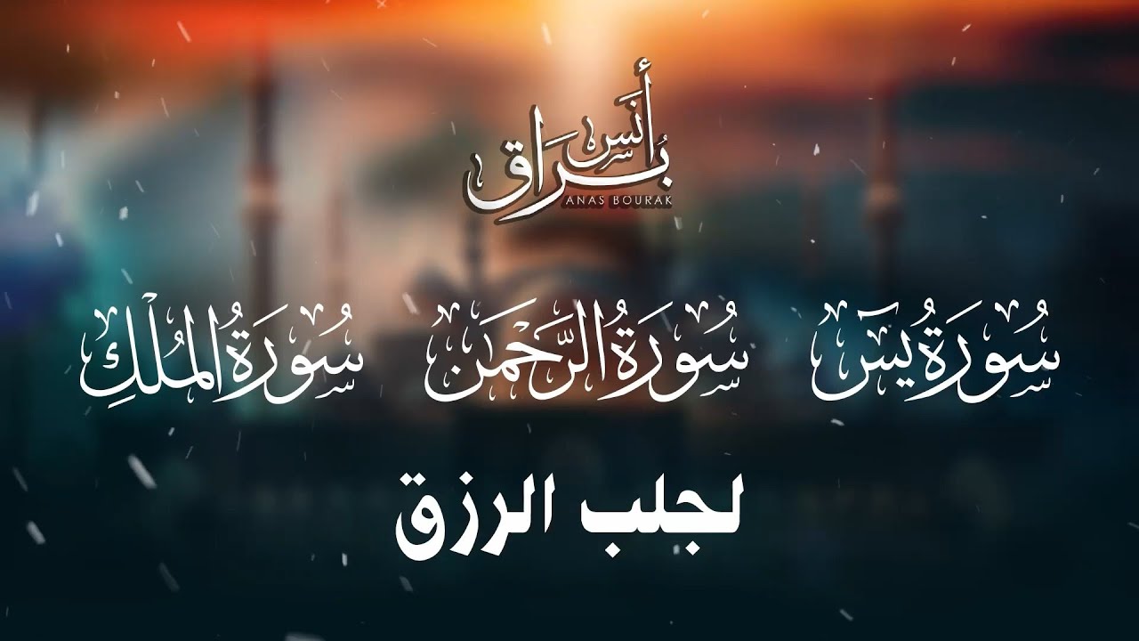 لزيادة الرزق وقضاء الحوائج  | تلاوة خاشعة لـ سور 