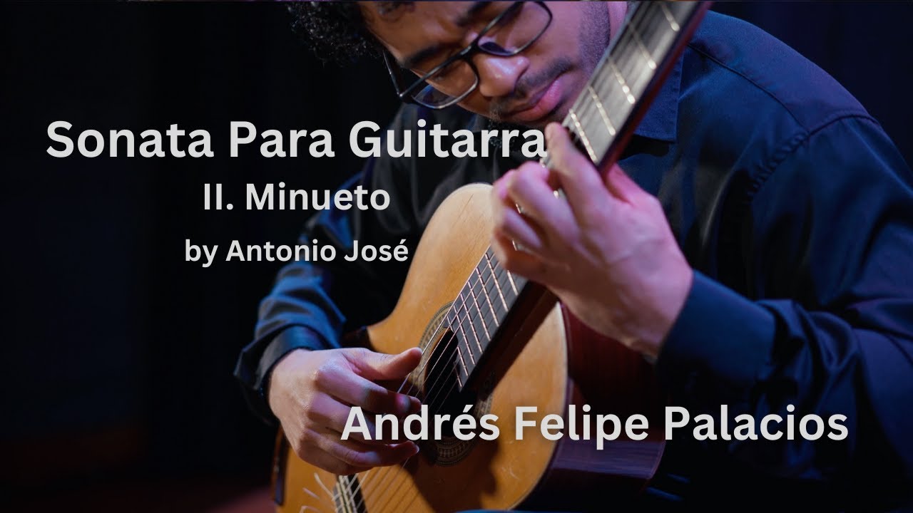 Andrés Felipe Palacios performs Sonata Para Guitarra II.Minueto by Antonio José | Ex-Aequo Residency