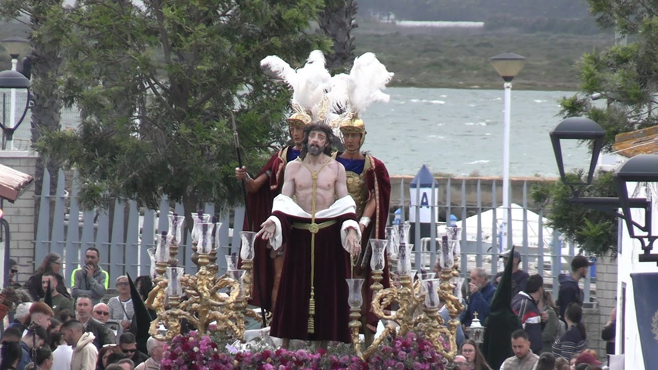 Humildad y Esperanza (Lunes Santo), a su paso por calle Ramón Noya - Isla Cristina. 14 04 2025.