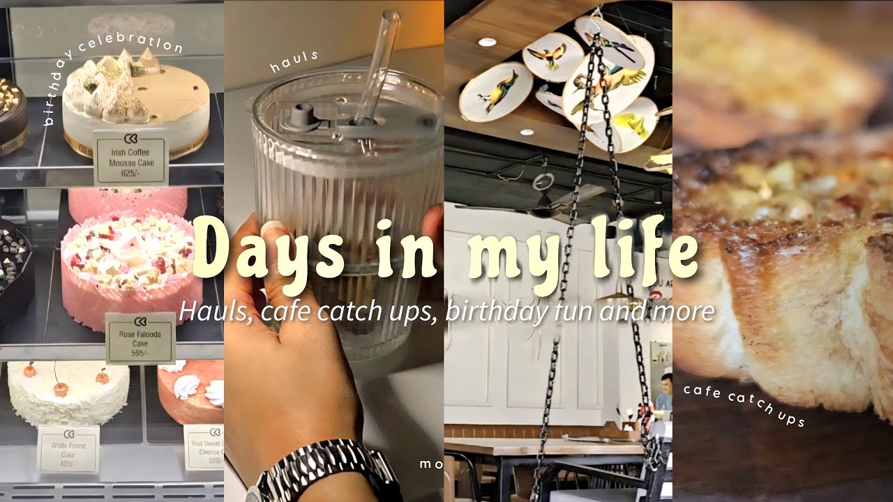 [VLOG] Days in my life🌷 Hauls, Birthday Fun, Dinner, Café Catch-Ups & Movie Day | Life Lately Vlog 💕