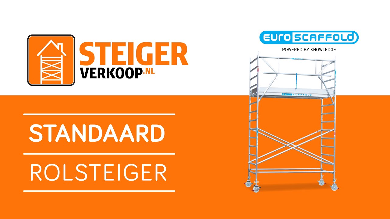 Euroscaffold STANDAARD rolsteiger algemene opbouwinstructie