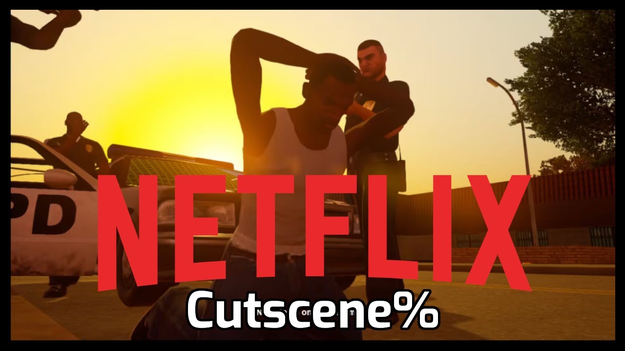 The Worst Version Of The Game... Cutscenes Speedrun | GTA:SA Cutscene% Netflix Definitive Edition