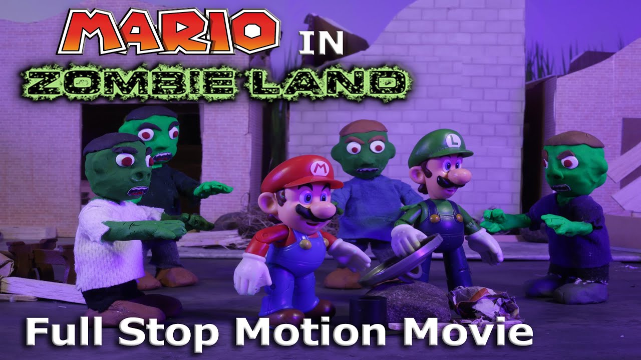 Mario in Zombieland | Full Stop Motion Movie