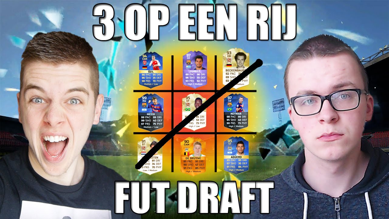 3 OP EEN RIJ FUT DRAFT VS PRANKMEISTER MARK! FIFA 16 NEDERLANDS