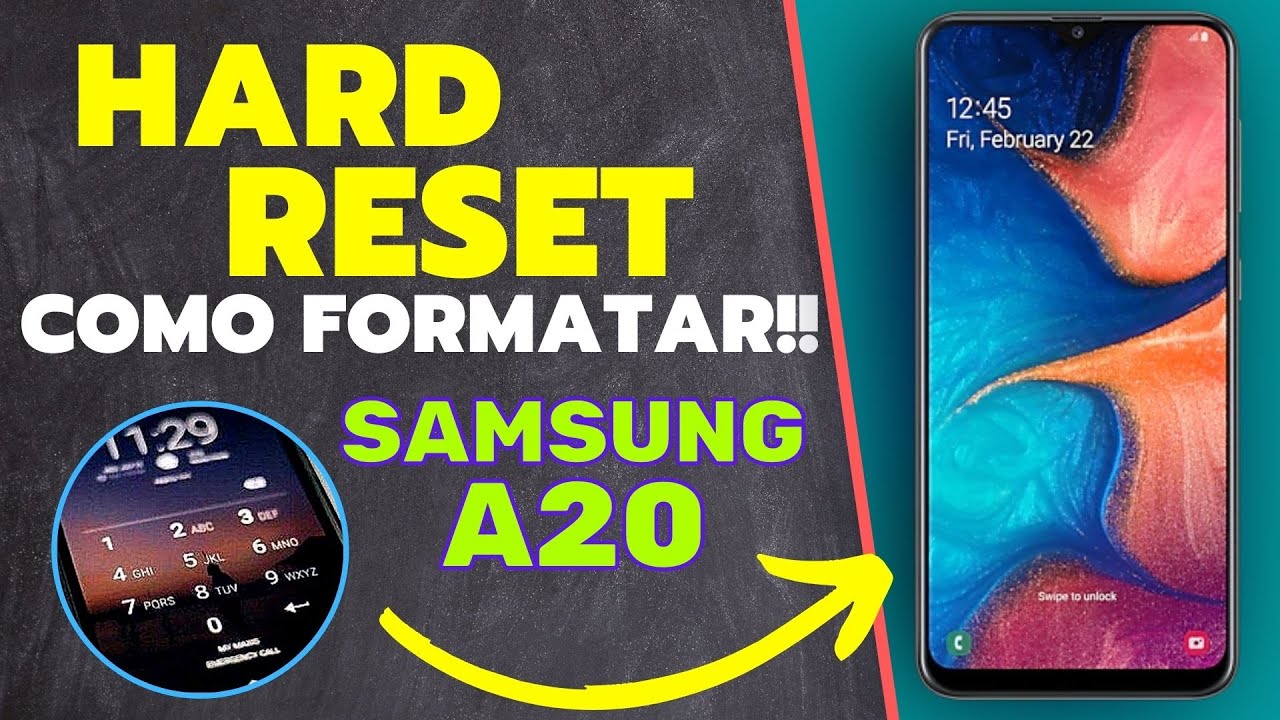Hard reset A20 - Como formatar, restaurar de f&aacute;brica, resetar ou tirar senha! | Solu&ccedil;&atilde;o f&aacute;cil! 🥇🤩📱