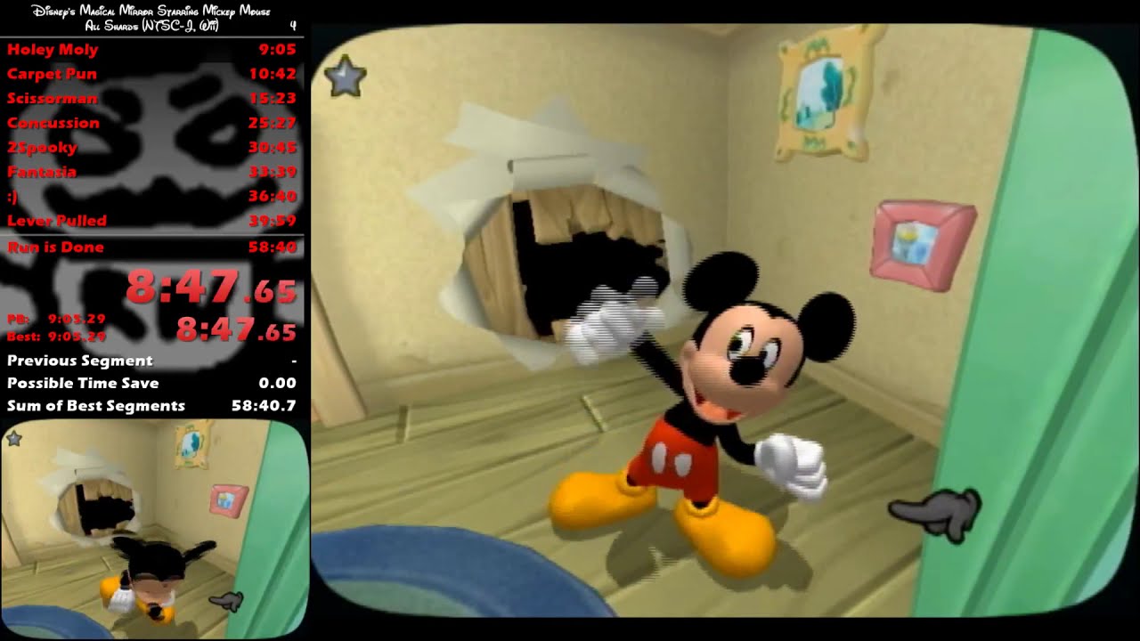 Disney's Magical Mirror Starring Mickey Mouse All Shards [Old WR] ~ 57:54.38
