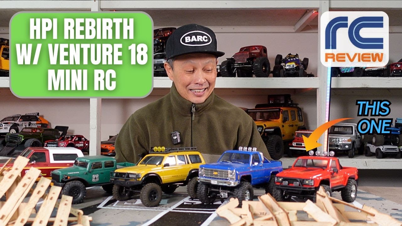 HPI Venture 18 rc mini crawler - test run and pros and cons of the brushed and brushless version