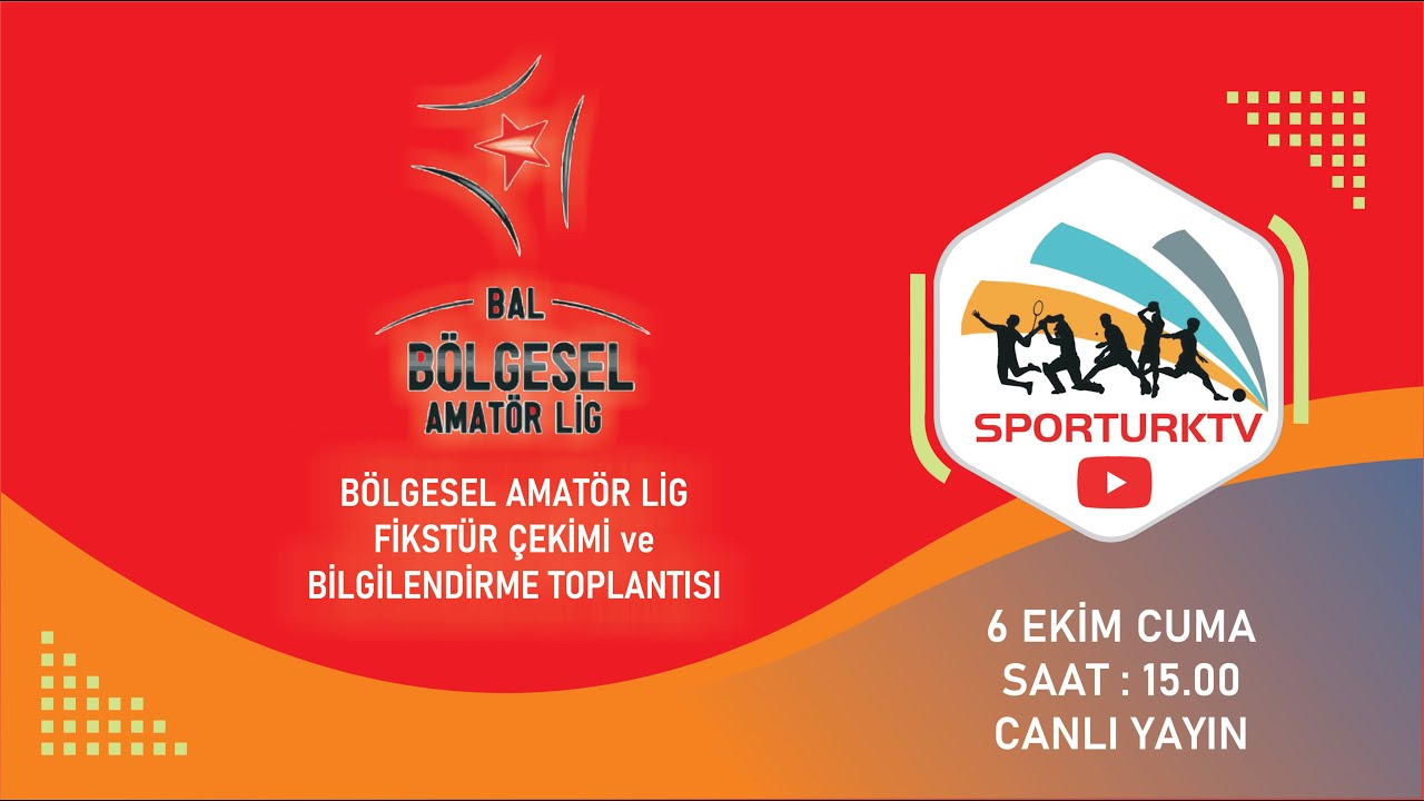 Bölgesel Amatör Lig Fikstür Çekimi ve Bilgilendirme Toplantısı (CANLI YAYIN)