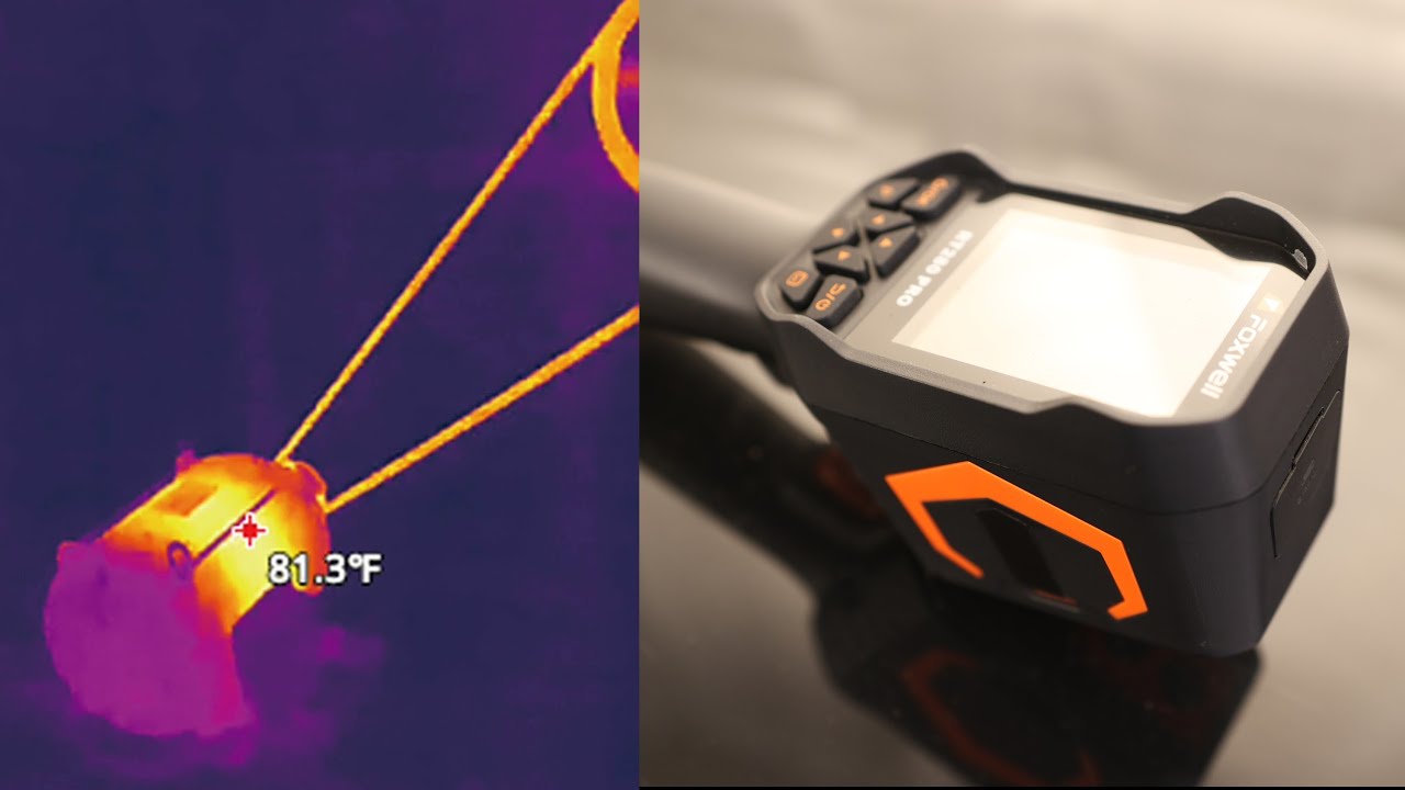 FOXWELL RT280 PRO Thermal Camera 512 x 384 TISR Resolution, Dual-Camera Thermal Imaging Camera with