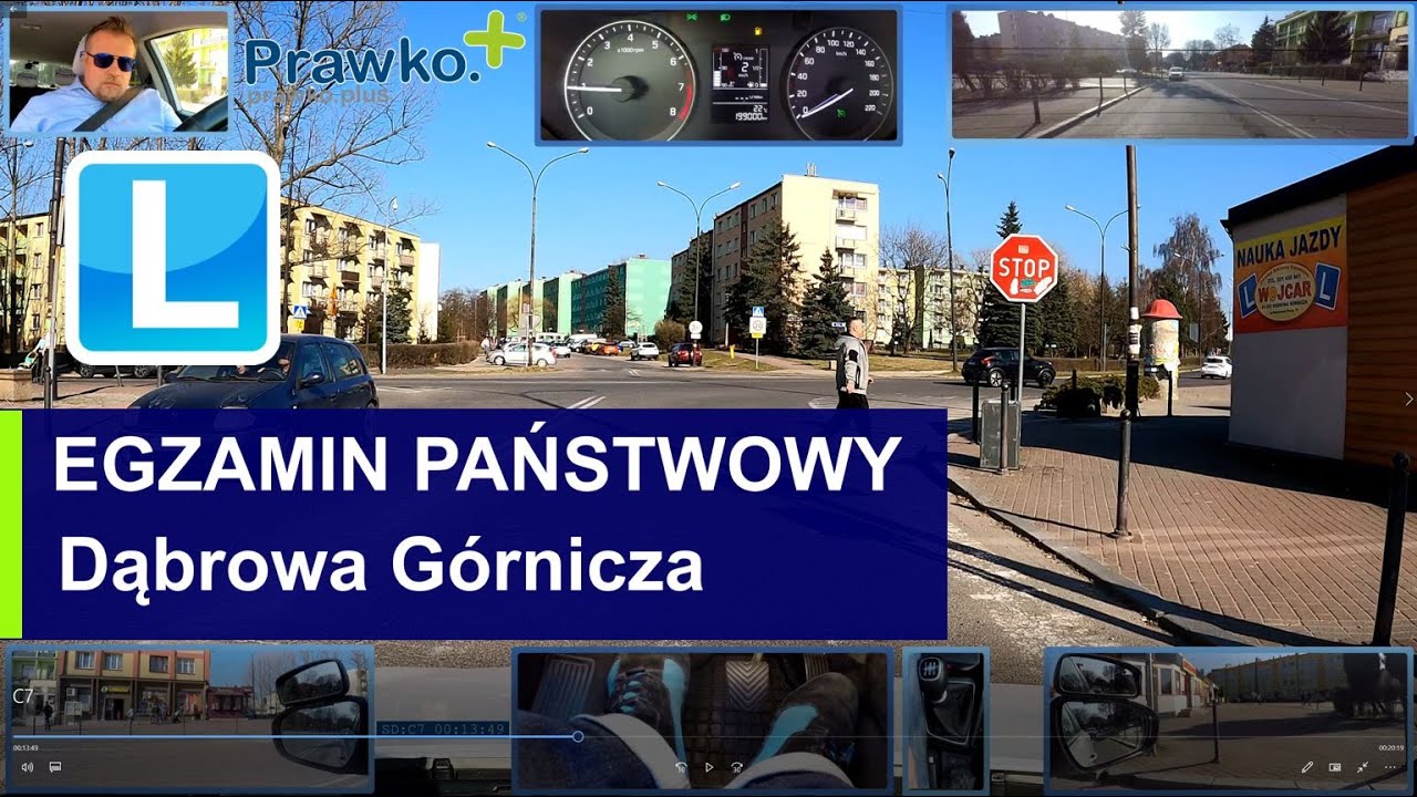 WORD OT Dąbrowa Górnicza - Nagranie prawdziwego Egzaminu na Prawo jazdy - Całość na www.Prawko.plus