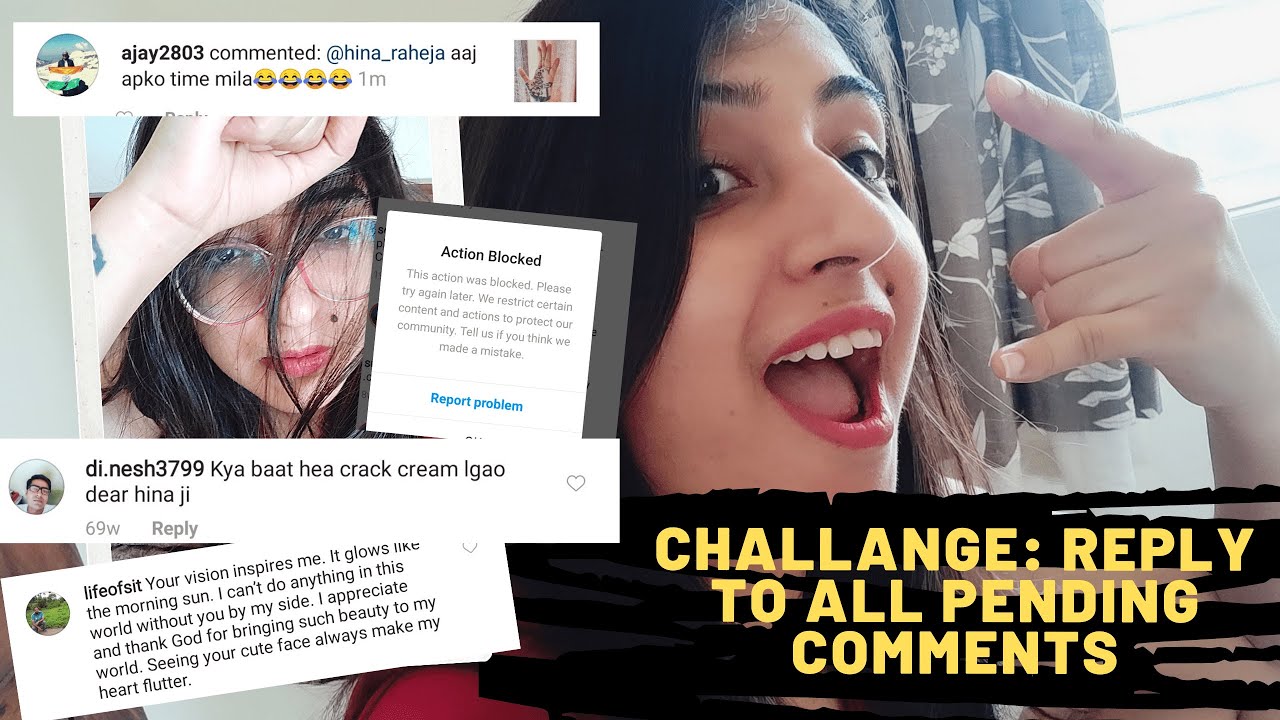 I Replied to all the Pending Comments | Instagram | Youtube | Facebook | Heena Raheja