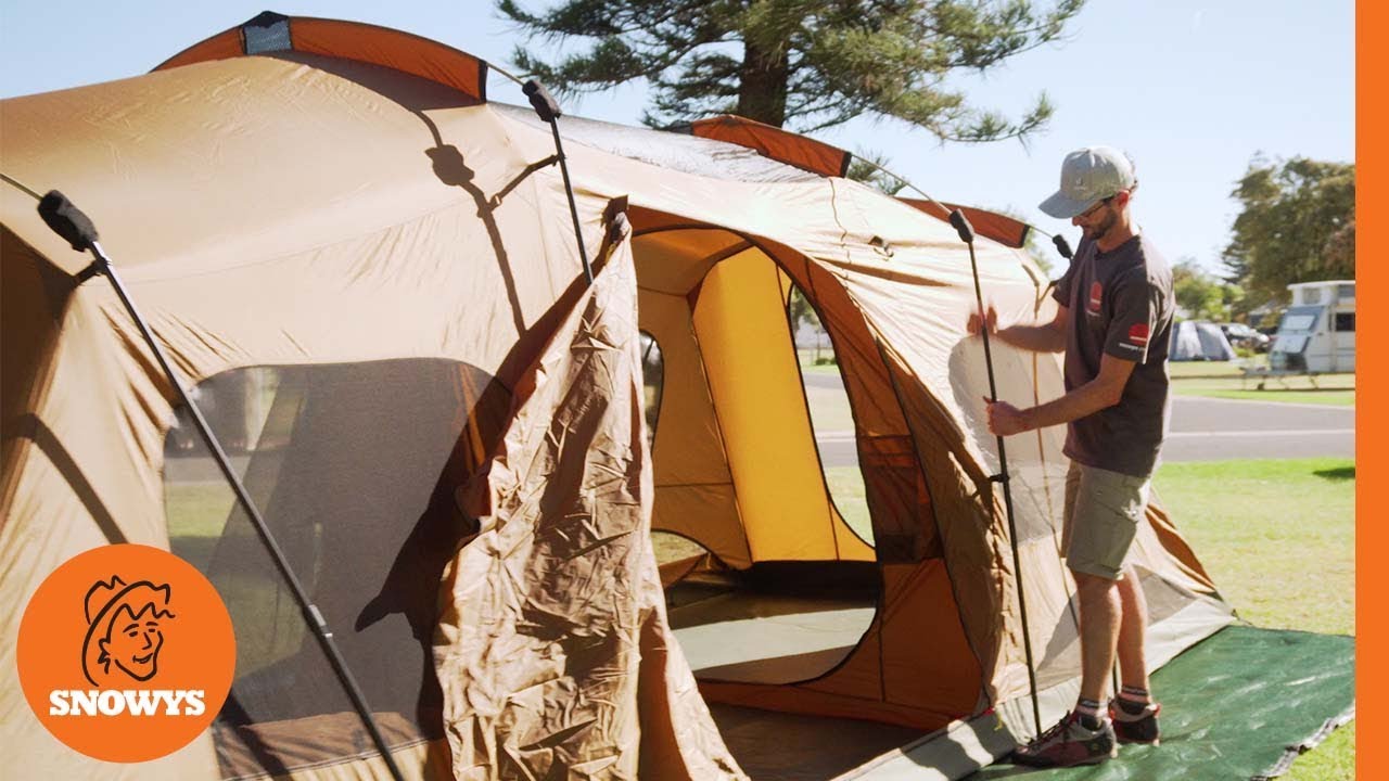 Coleman Instant Northstar Dark Room Lighted 10P Tent - How to setup & pack away