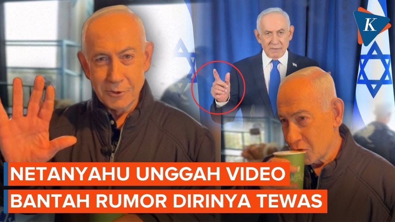 Dirumorkan Tewas, Netanyahu Tertawa, Muncul di Video Sedang Seruput Kopi