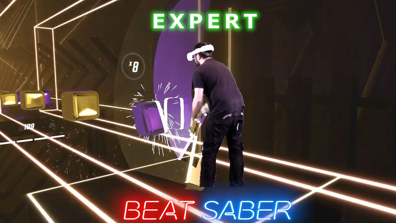 Beat Saber Mixed Reality (EXPERT) Let's Do This!