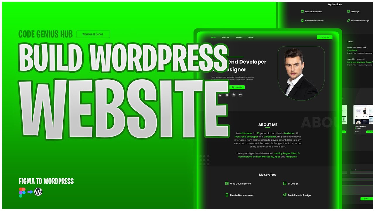How to Create Professional Portfolio Website in WordPress | #Wordpress #elementor