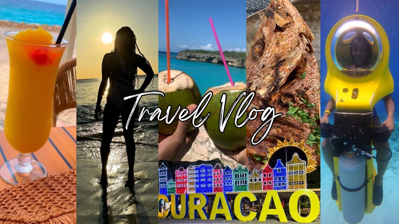 Curaçao Travel Vlog 🇨🇼 | Baecation, Underwater Scooters, Beach Hopping, Nightlife & MORE