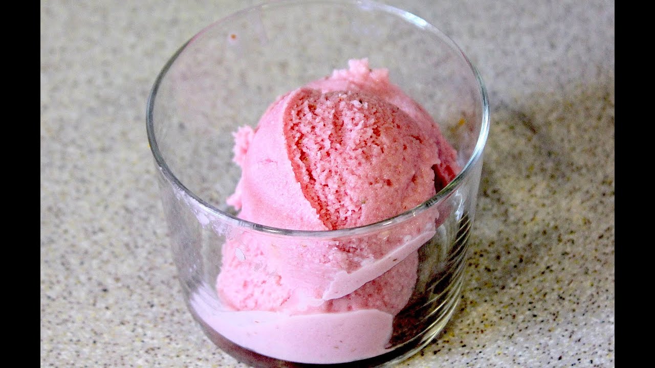 Receta de helado de fresa de yogur muy fácil | Ideas FACILES DIY