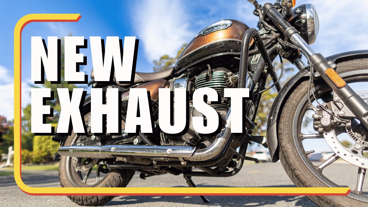 Замена выхлопной системы на Royal Enfield Meteor 350. Насколько это сложно?