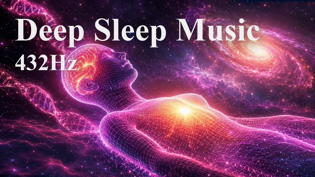 432Hz Deep Sleep Music &bull; Magenta Nebula for Inner Peace &bull; Healing Sleep BGM