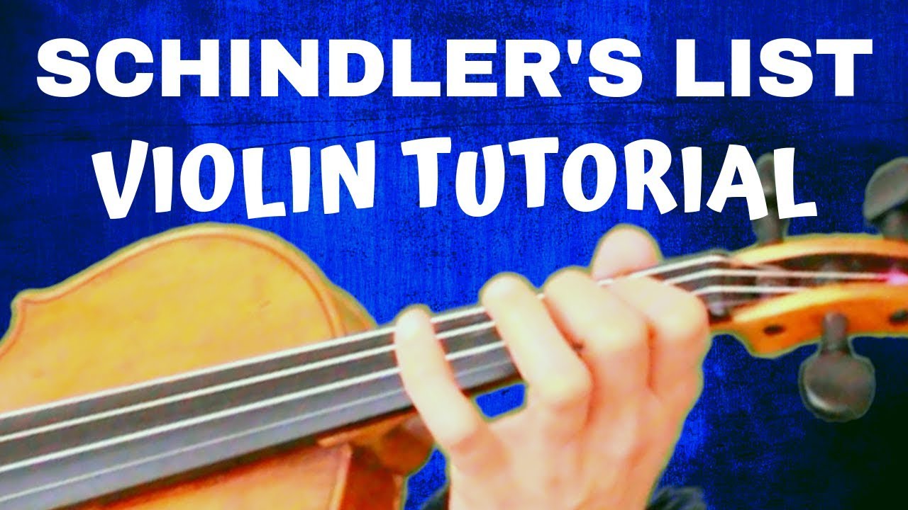 Schindler's List 🎻  Violin Tutorial