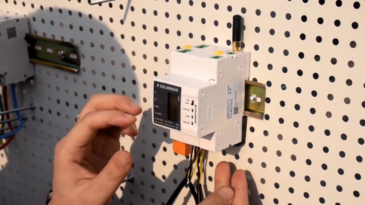 SOLARMAN DIN-Rail Three-Phase Meter Installation