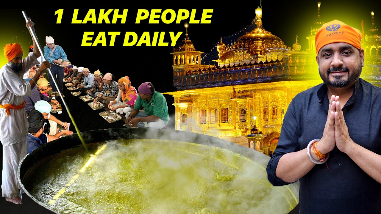 🇮🇳 Incredible Golden Temple Langar Hall Tour 2025 !!