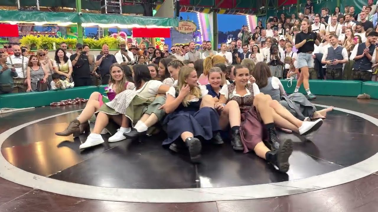 Bavarian Beauties on the Teufelsrad: Oktoberfest Spectacle