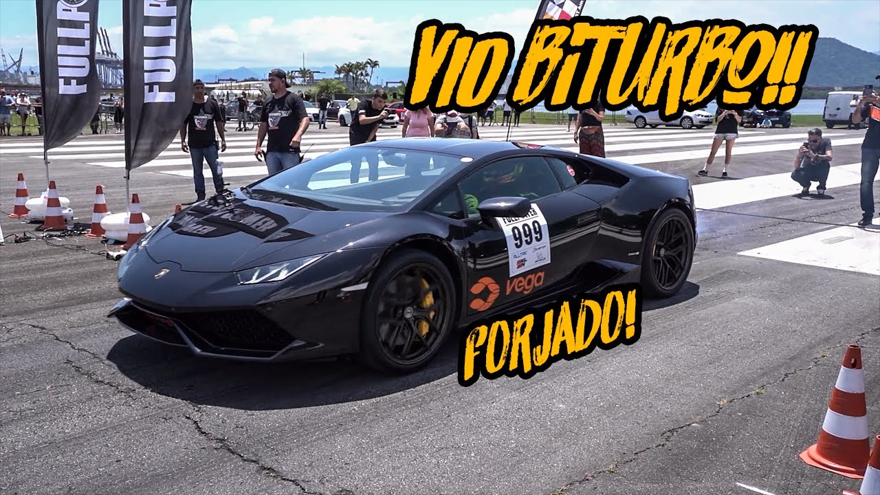 LAMBORGHINI BATEU A + 300KM/H!!😱1300CV A MAIS FORTE DO BRASIL