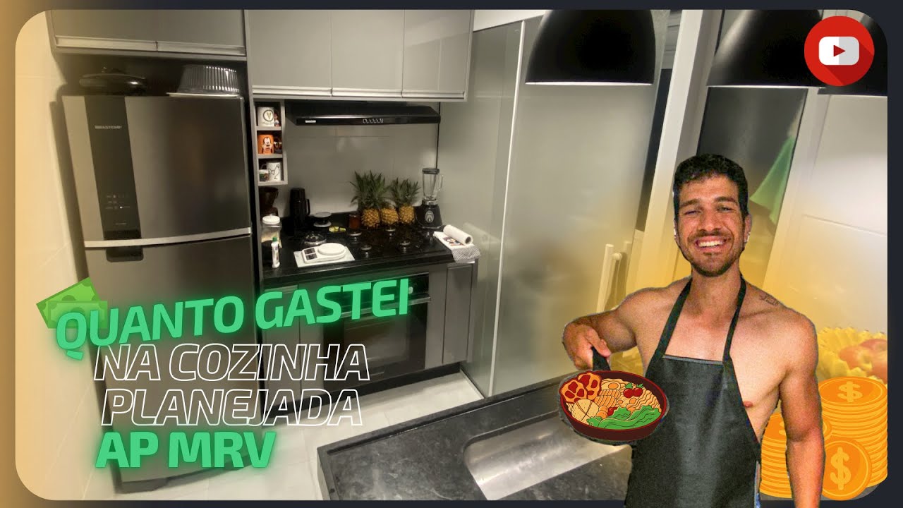 COZINHA MRV PLANEJADA ✅ Quanto gastei & Como ficou 🟢