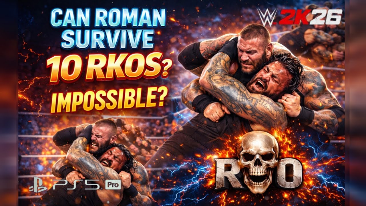 Roman Reigns Will Survive for 10 RKO's? WWE 2K26 