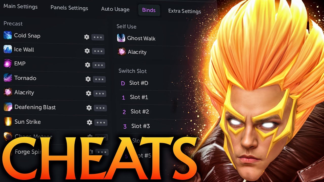 Invoker with Refresher and Cheats is too strong! Umbrella Dota 2