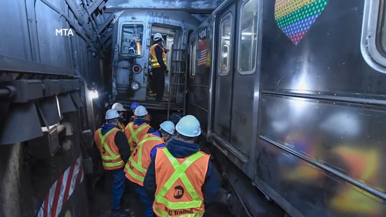 NTSB investigating subway train collision, derailment that injured 26 people