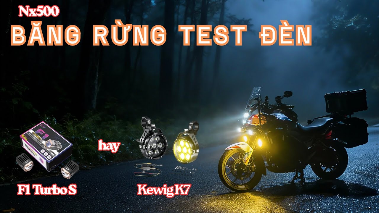 [CMV-70] NX500 Xuyên Rừng Sác Test F1 Turbo S vs Kewig K7