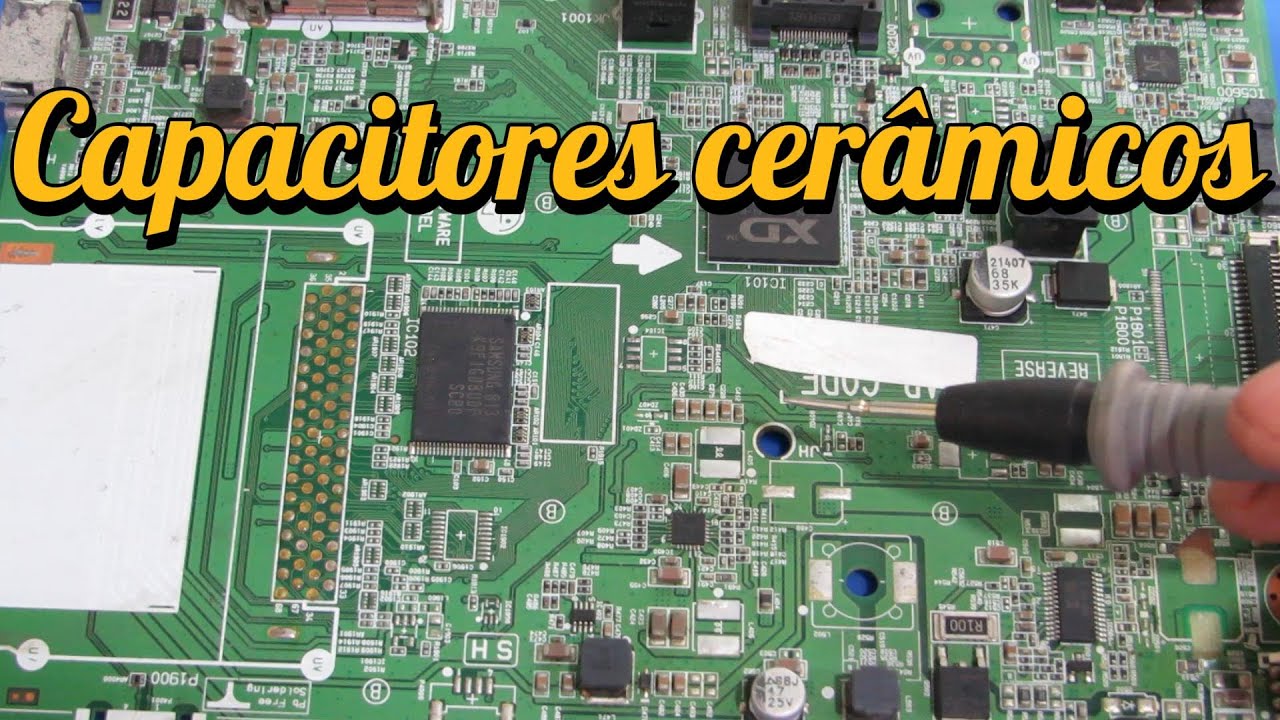 Como saber a capacitância e como soldar os capacitores Cerâmicos?