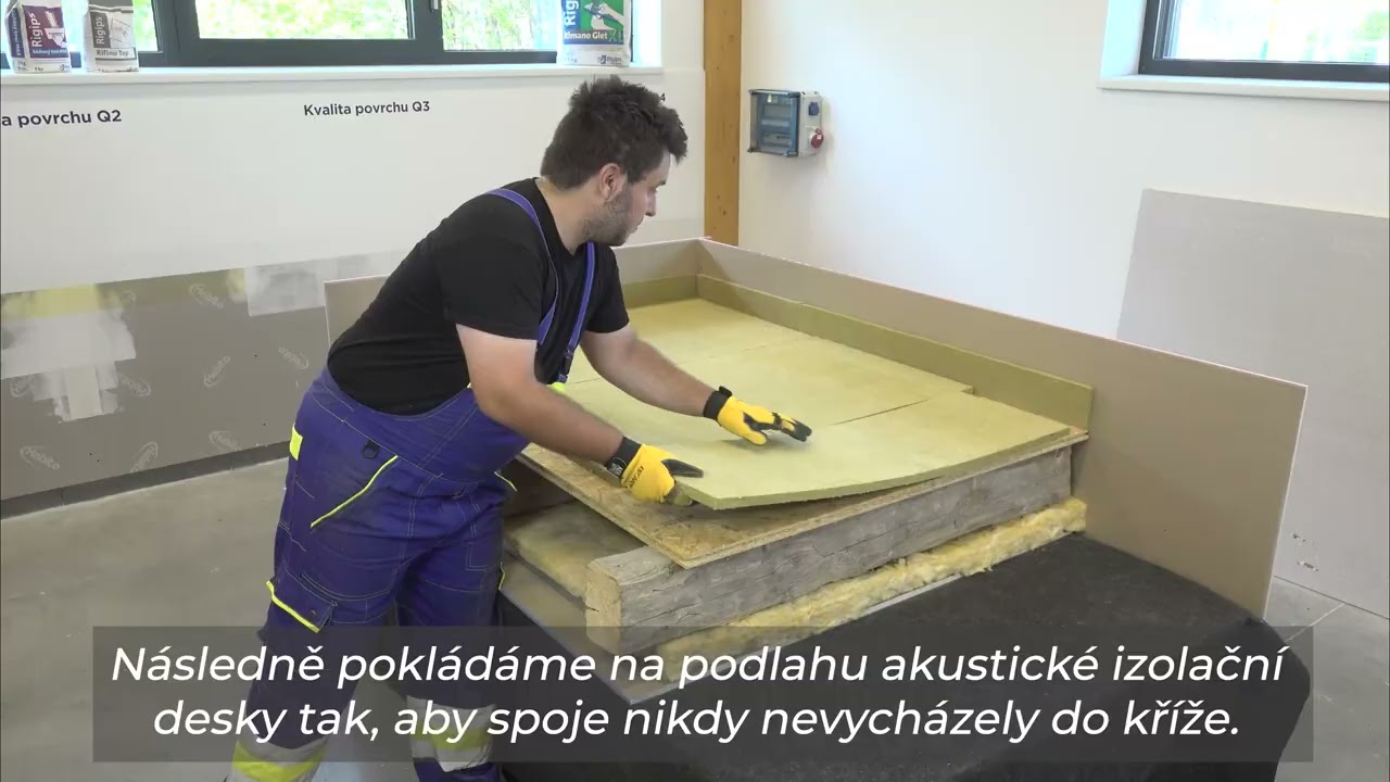 Správný postup izolace podlahy, která je již zaklopená