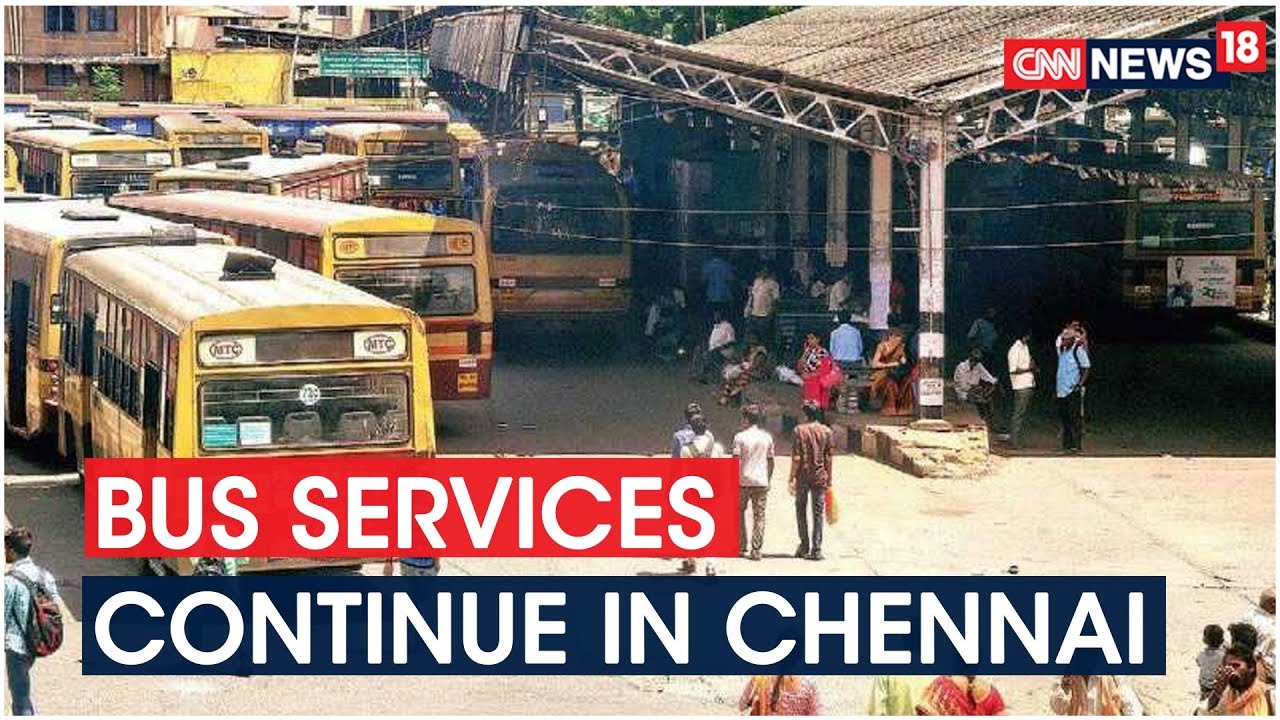 Intra-City Bus Services Continue In Chennai Despite Lockdown | CNN News18
