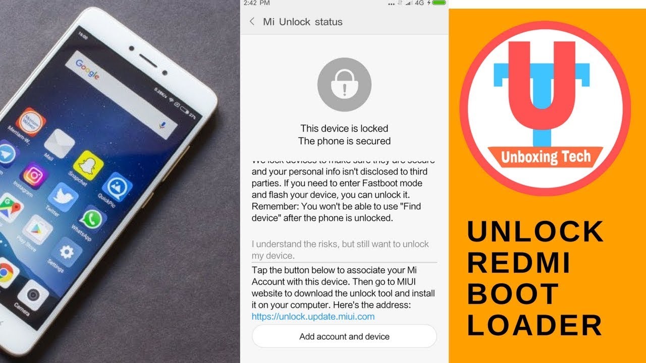 UNLOCK REDMI BOOTLOADER EASY METHOD