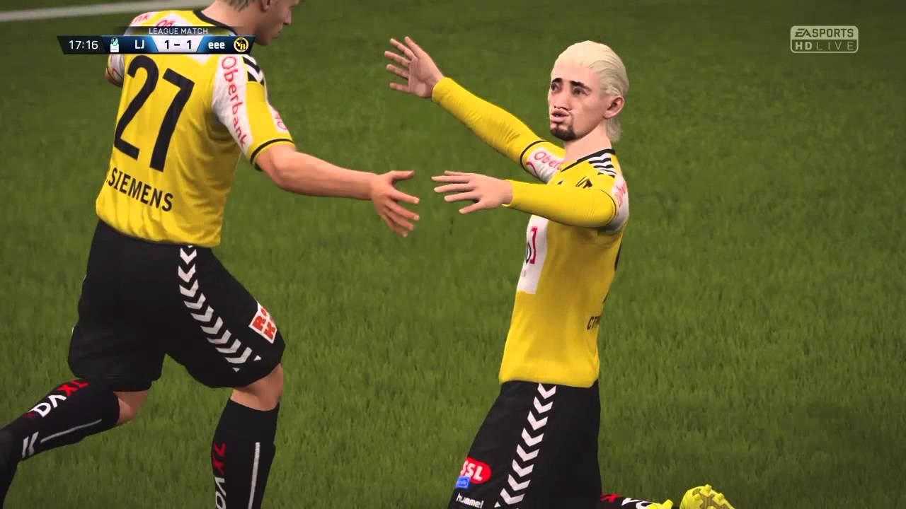 FIFA 16 - Pro Clubs fake rabona to volley