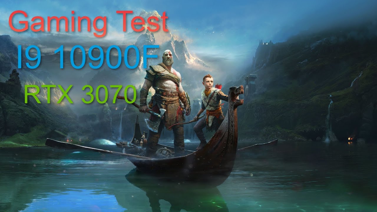 Gaming Test i9 10900F + RTX 3070 God of War (PC 2018)