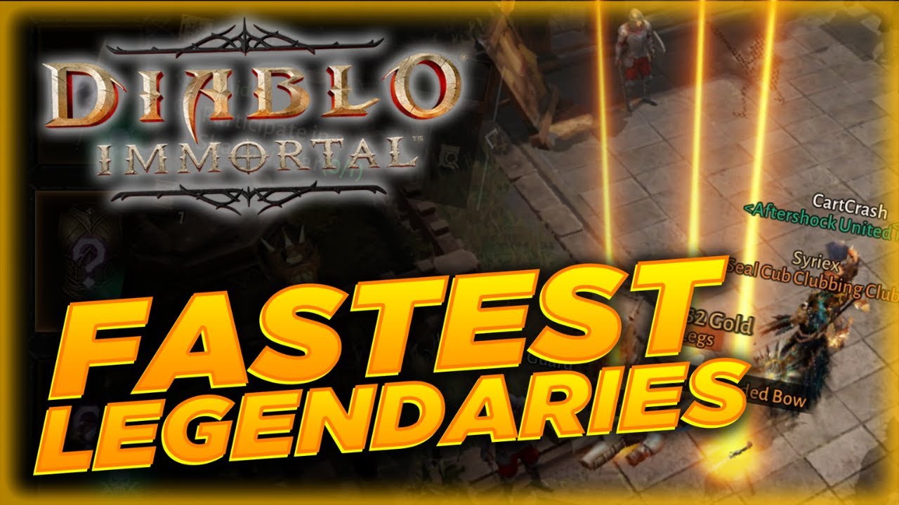 ТОП-5 ЛУЧШИХ способов получить легендарные предметы в Diablo Immortal