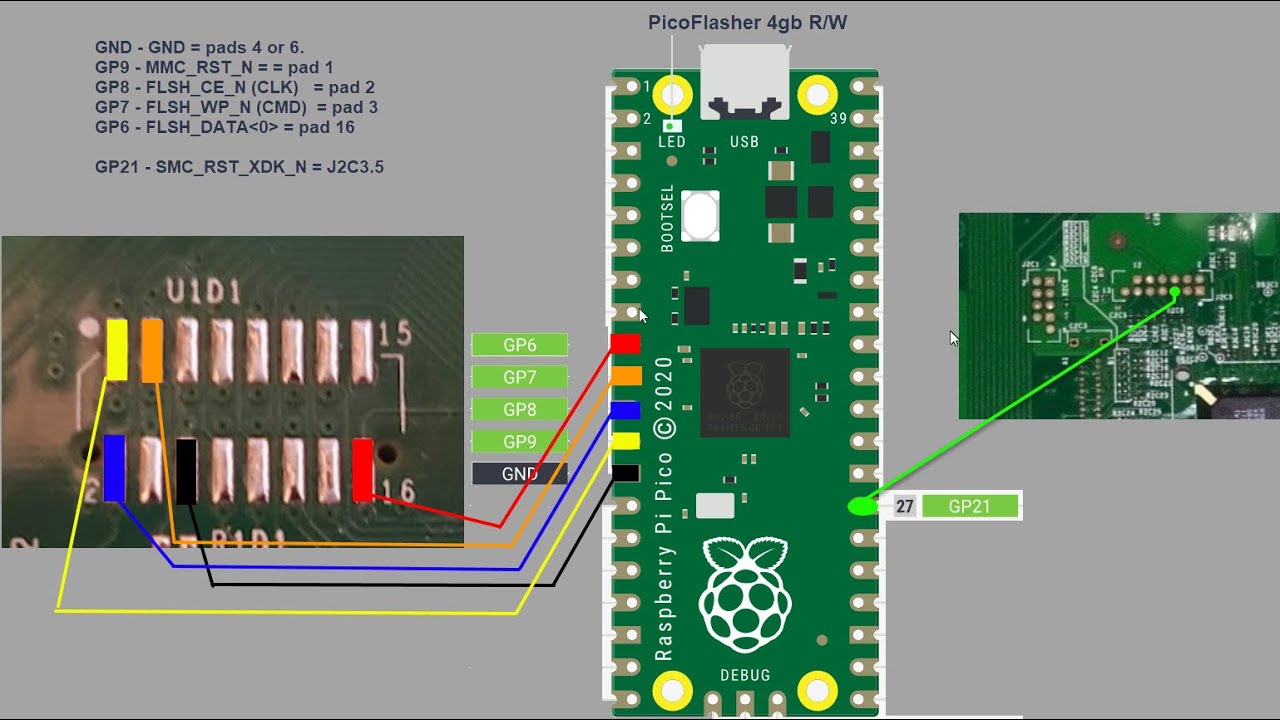XBOX360 COMO MONTAR PicoFlasher PARA LEITURA NAND CORONA 4G