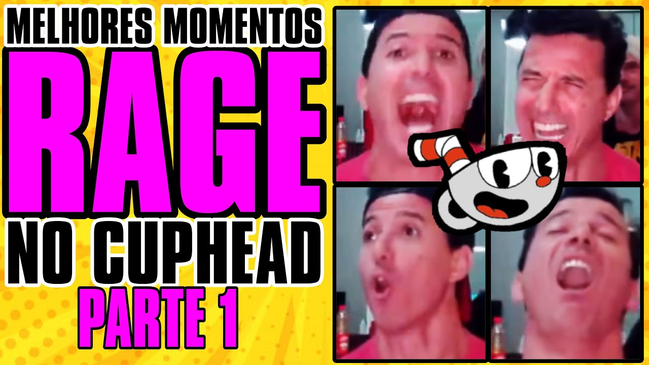 RAGE NO CUPHEAD Parte 1 🎮 Melhores Momentos  🕹️  Irmãos Piologo Games