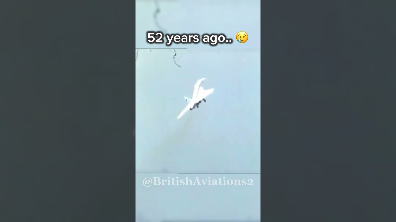 1973 Paris Air Show TU-144 crash 😭 #shorts #airline #aviation #airplane #sad #crash #paris #airshow