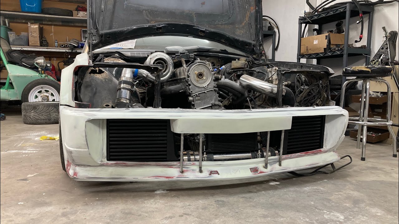 Mercedes M103 Front Bumper FINALLY READY for primer!!