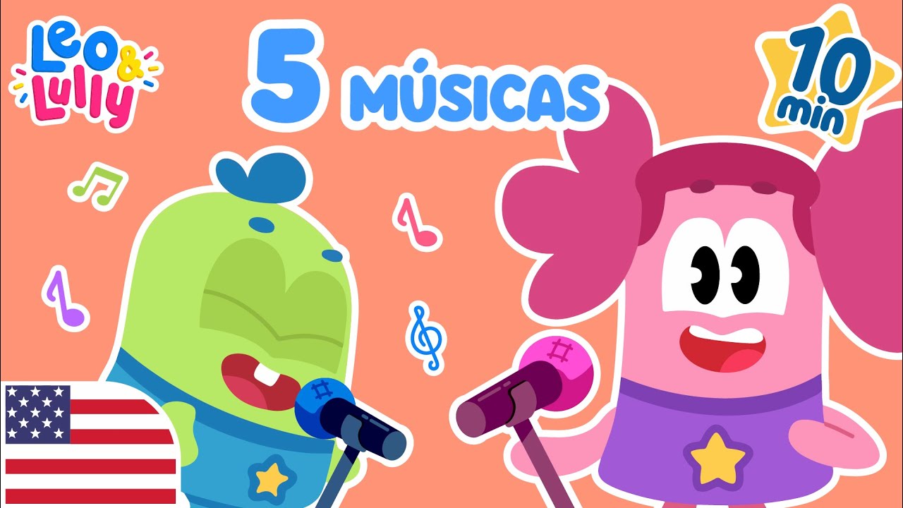5 MÚSICAS PARA CANTAR | MÚSICAS EM INGLÊS | LEO E LULLY