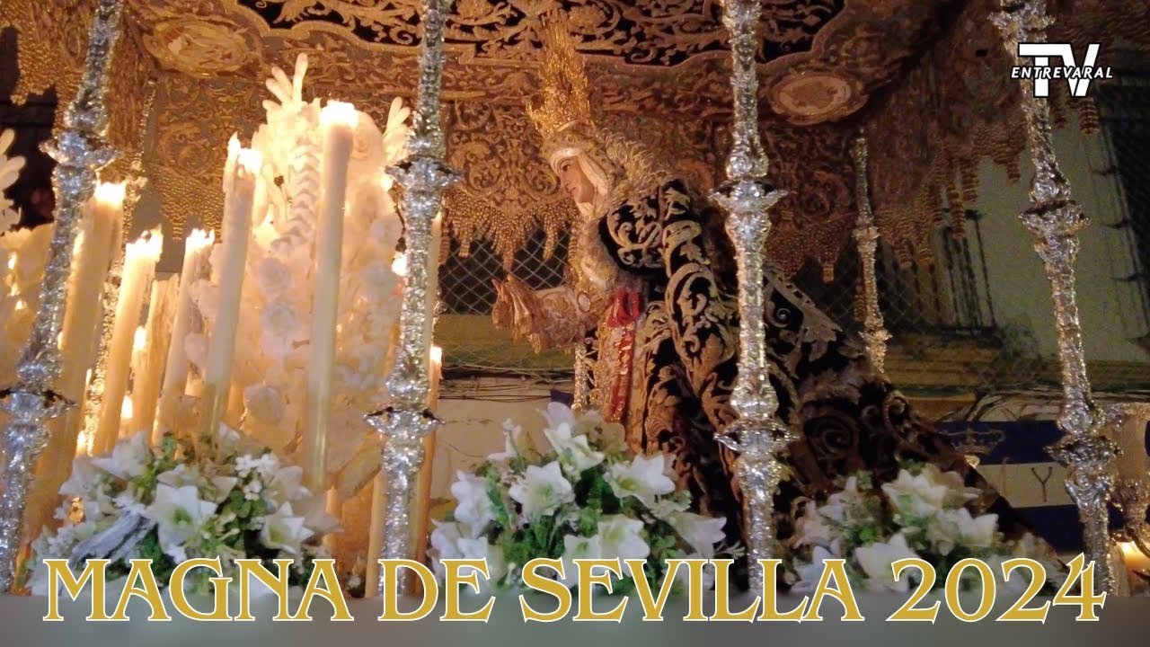 4K | IMPRESIONANTE LA ESPERANZA DE TRIANA EN LA CALLE ALFARERIA (MAGNA 2024)