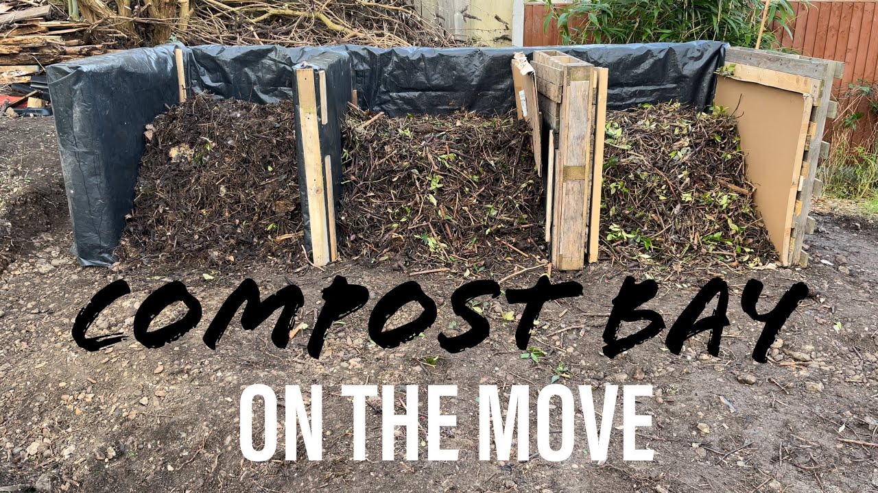 3 BIN COMPOST BAY ON A HILL