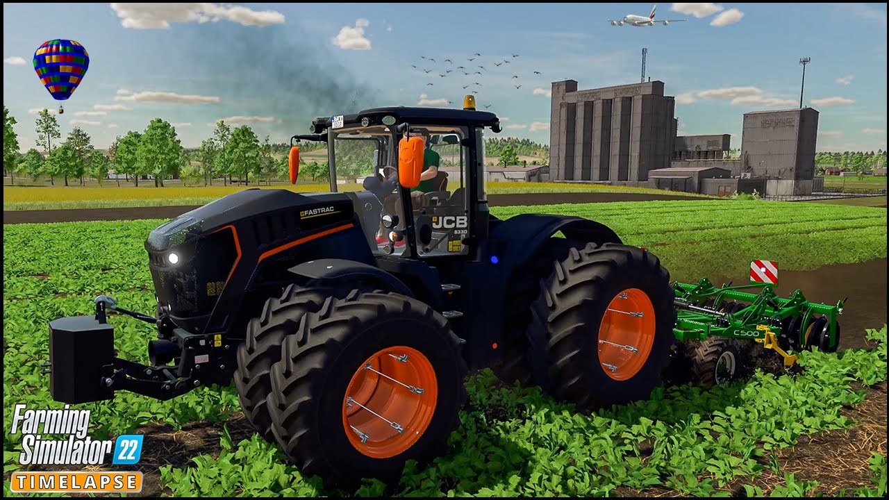 Cultivating w/ a NEW JCB FASTRAC. Harveting corn & wheat | #Zielonka Ep.20 | #FS22 PREMIUM EXPANSION