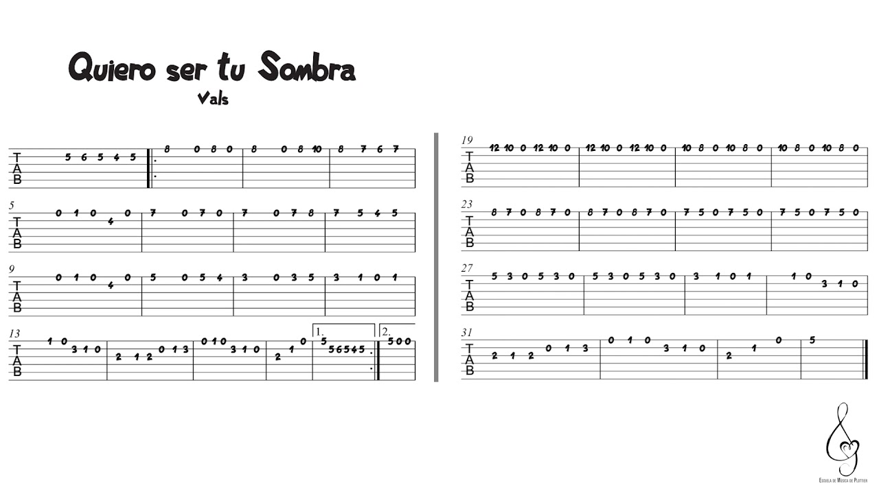 Quiero ser tu Sombra - Pista Guitarra (+ Ini 2)